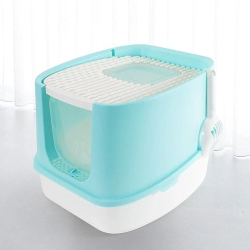 Fashionable Enclosed Cat Litter Box with Anti-Splash Design for Cats | The PetRiot