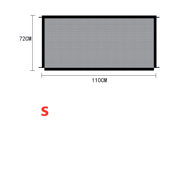 Foldable Pet Safety Enclosure Gate: Portable And Durable Nylon Fence