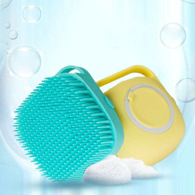 Furcare Silicone Bath Brush Comb With Shampoo Dispenser