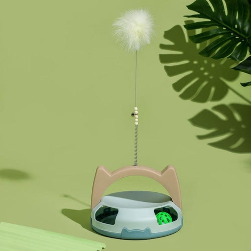 Ticklemeow Cat Teaser Stick - Chew-Resistant Toy