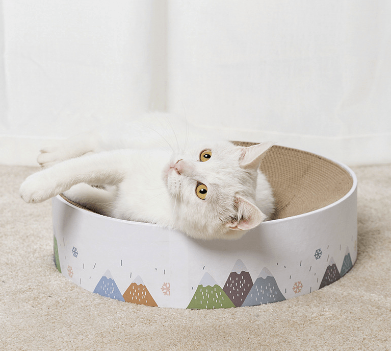 The Cozy Claw Cat Scratcher Nest