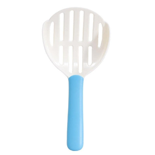 Two-Tone Plastic Tofu Cat Litter Scoop – Durable ABS Cleaning Tool for Cats from The PetRiot