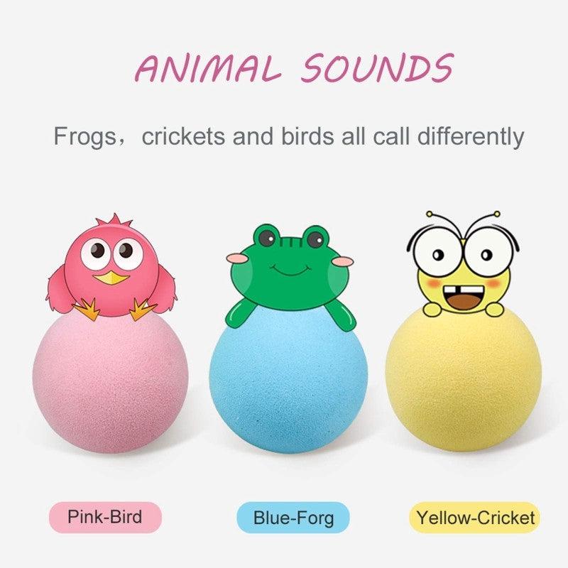 Interactive Sound-Generating Catnip Ball Toy For Cats