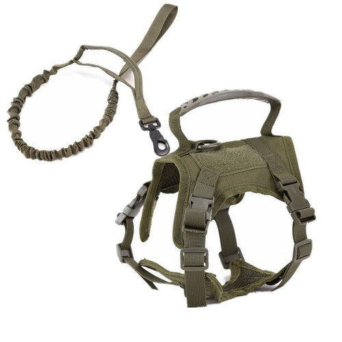 Tactical Pet Vest With Traction Rope - Stylish And Secure Harness