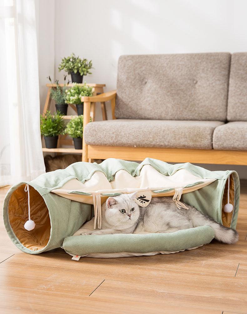 Durable Washable Collapsible Cat Tunnel by The PetRiot