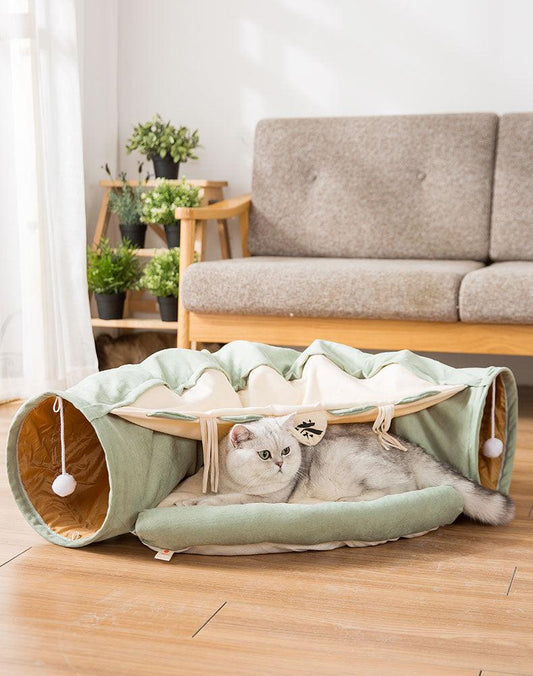 Durable Washable Collapsible Cat Tunnel by The PetRiot
