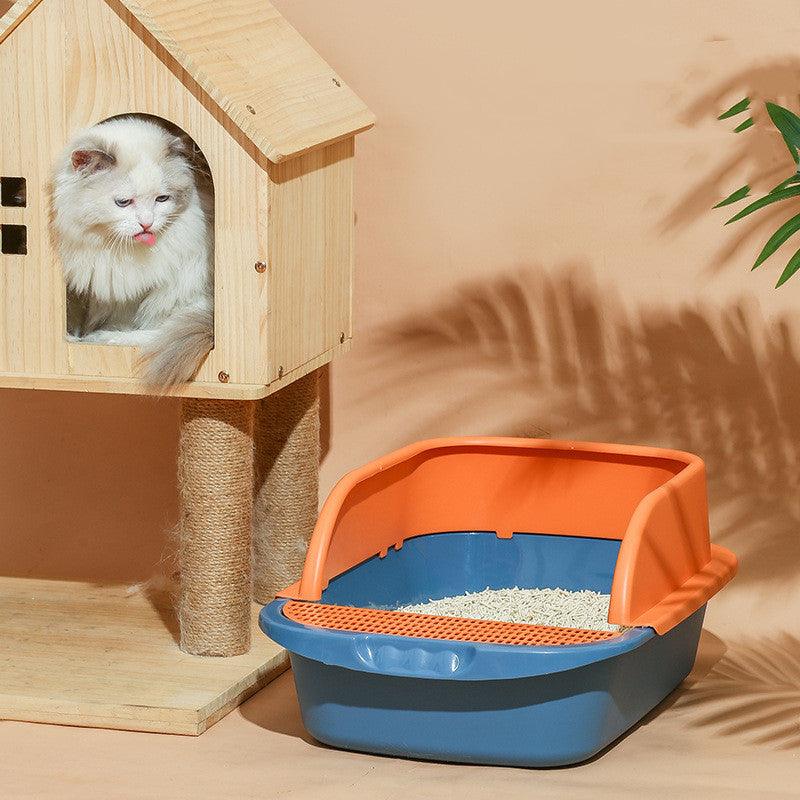 Fully Enclosed Cat Litter Box – Semi-Enclosed, Easy-Clean, Odor-Control Cat Kennel from The PetRiot