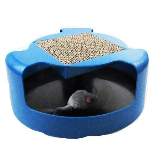 Interactive Cat Scratch And Spin Toy