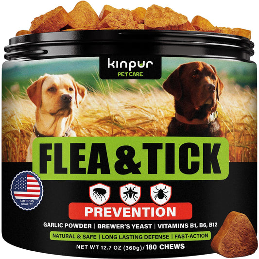 Flea and Tick Prevention Chewable for Dogs - No Collars Needed