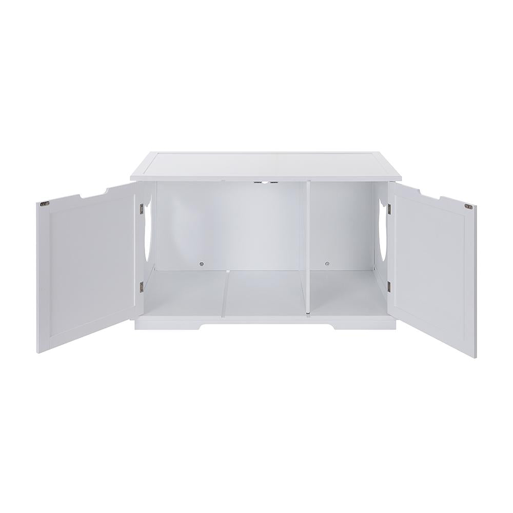X-Large Cat Washroom Bench – Hidden Litter Box Enclosure Furniture