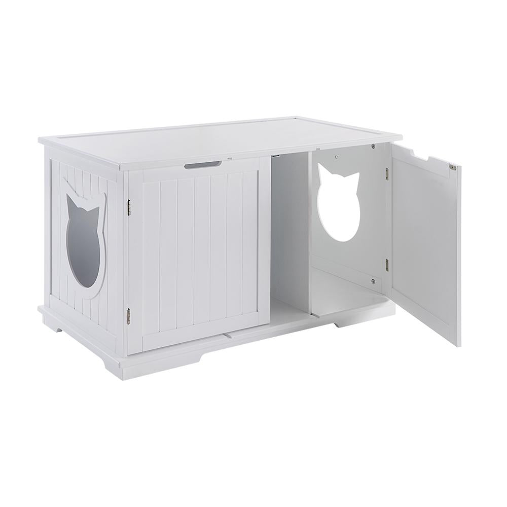 X-Large Cat Washroom Bench – Hidden Litter Box Enclosure Furniture