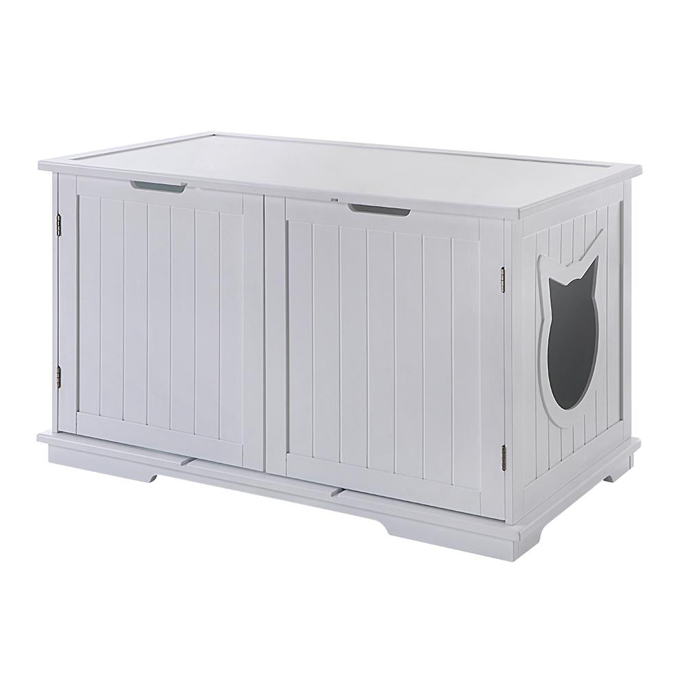X-Large Cat Washroom Bench – Hidden Litter Box Enclosure Furniture