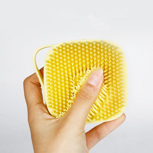 Furcare Silicone Bath Brush Comb With Shampoo Dispenser