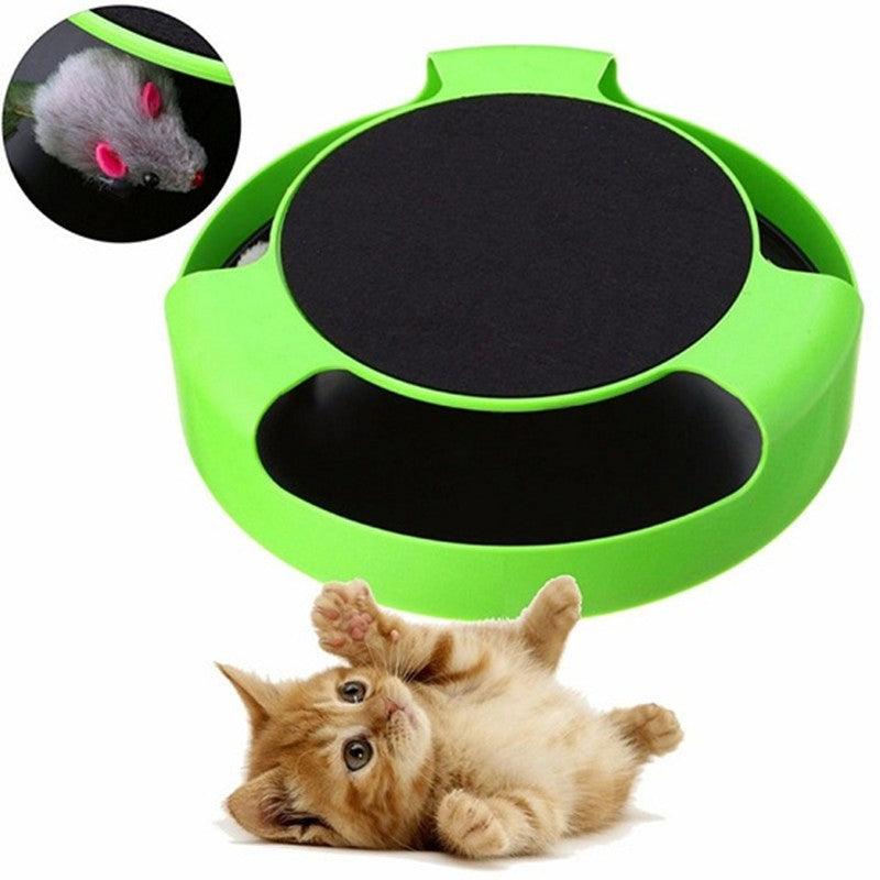 Interactive Cat Scratch And Spin Toy