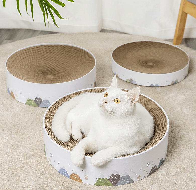 The Cozy Claw Cat Scratcher Nest