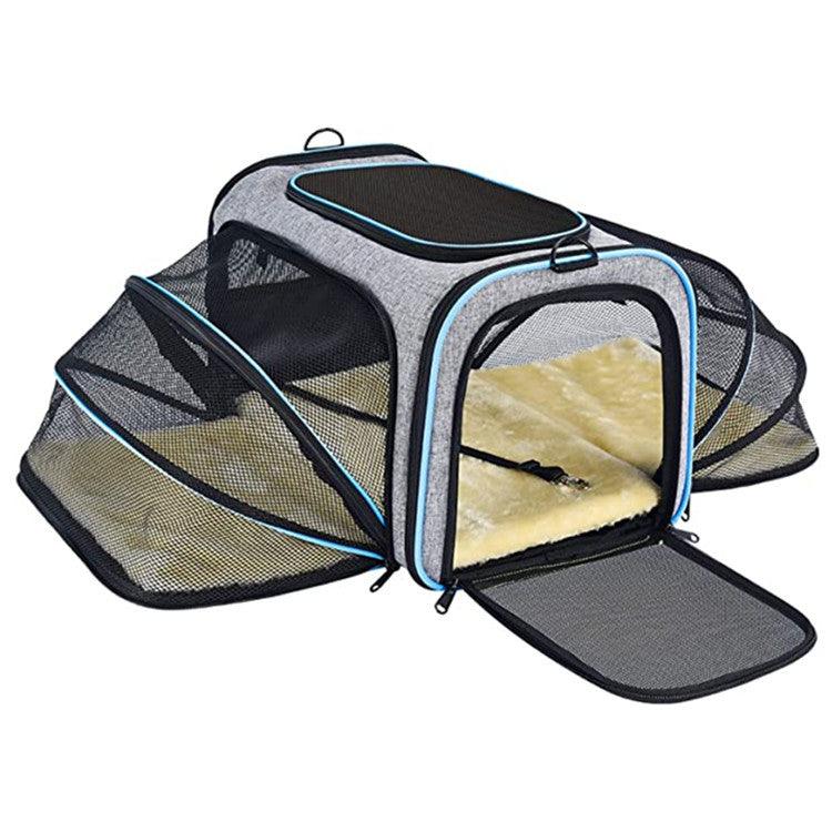 Expandable And Reflective Pet Carrier