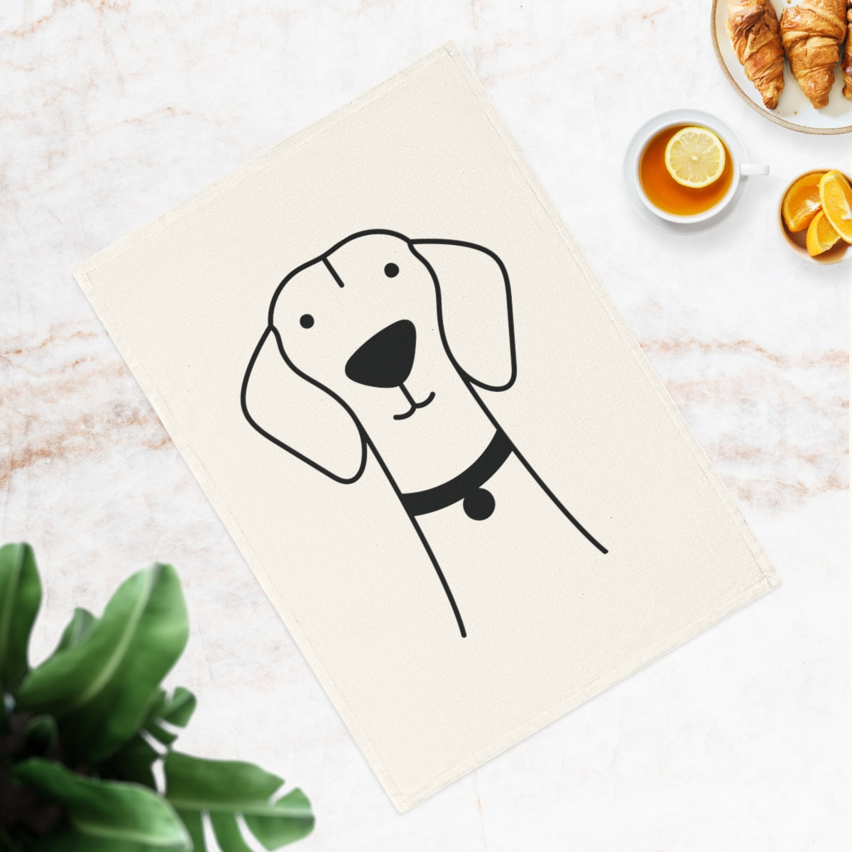 Vizsla dog Cotton Tea Towel, 50 x 70 cm