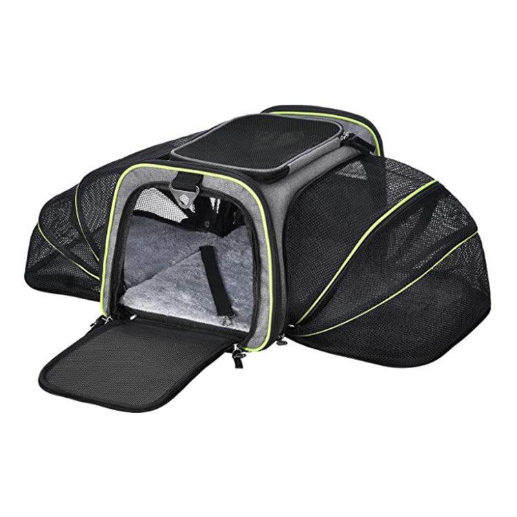 Expandable And Reflective Pet Carrier