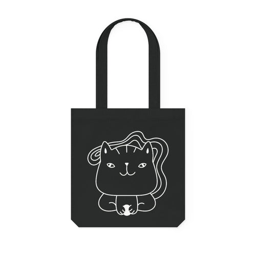 Cute Kitten Woven Tote Bag