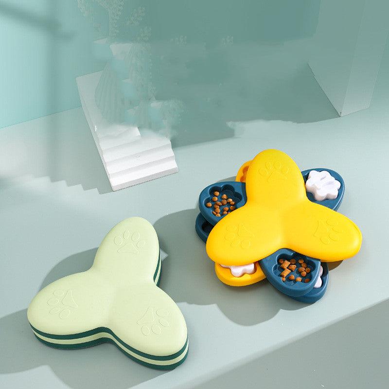 Boredom Buster Dog Toy: Whirlwind Slow Feeder Plate