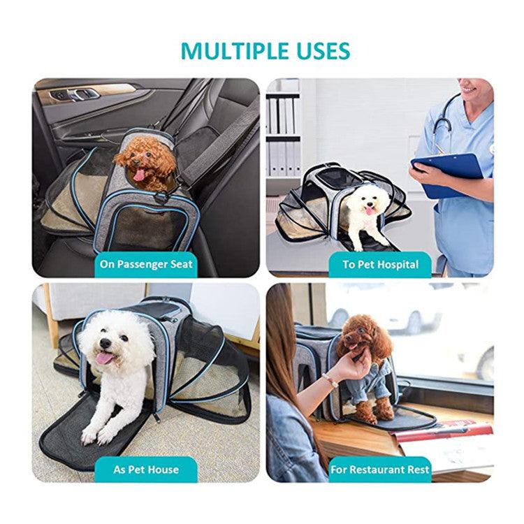Expandable And Reflective Pet Carrier