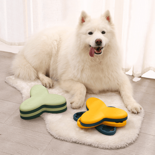 Boredom Buster Dog Toy: Whirlwind Slow Feeder Plate