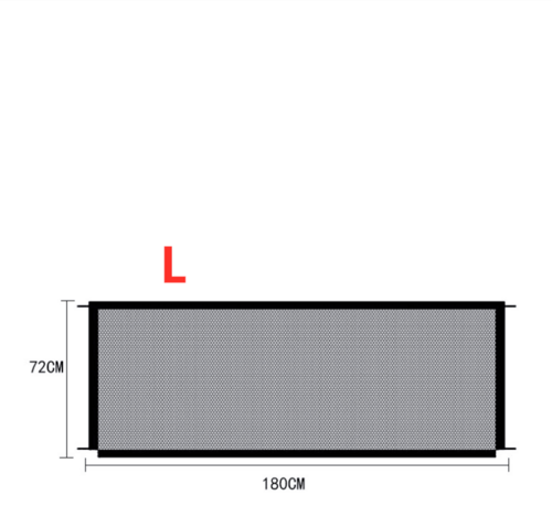 Foldable Pet Safety Enclosure Gate: Portable And Durable Nylon Fence