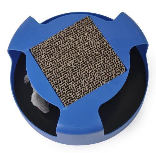 Interactive Cat Scratch And Spin Toy