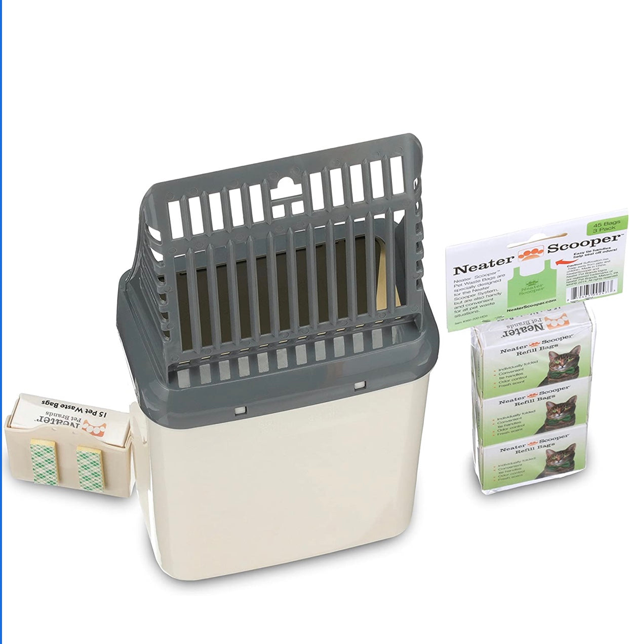 Easy Litter Scoop for Cats – Built-In Waste Bin, Durable & Hygienic Cleaning Tool from The PetRiot