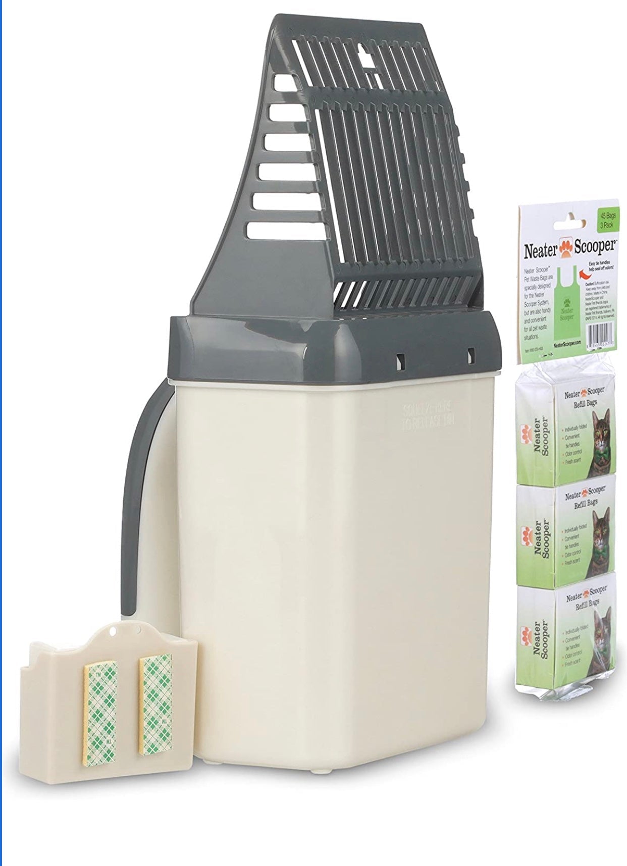 Easy Litter Scoop for Cats – Built-In Waste Bin, Durable & Hygienic Cleaning Tool from The PetRiot