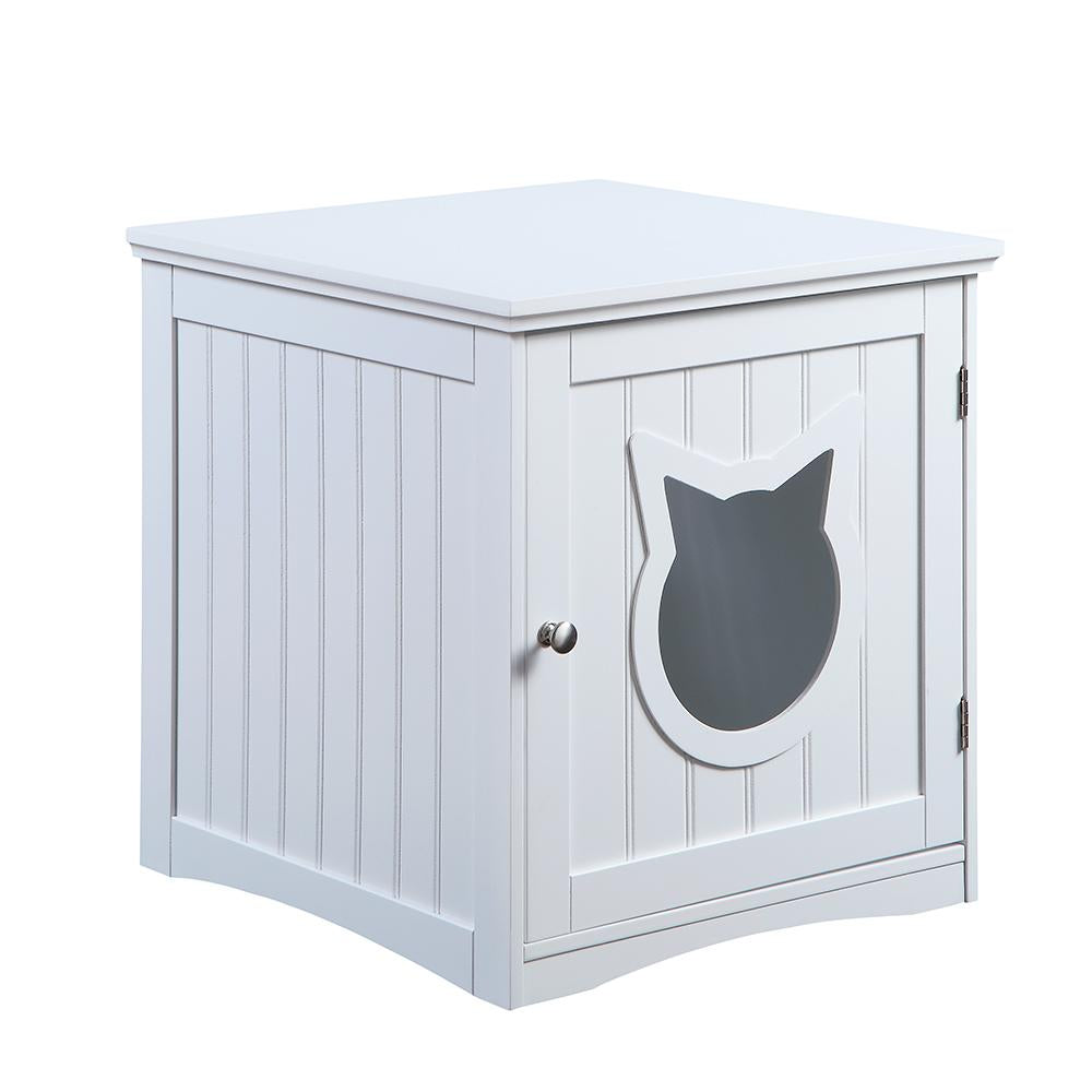 Cat House Side Table Litter Box Enclosure – Stylish Espresso Furniture from The PetRiot