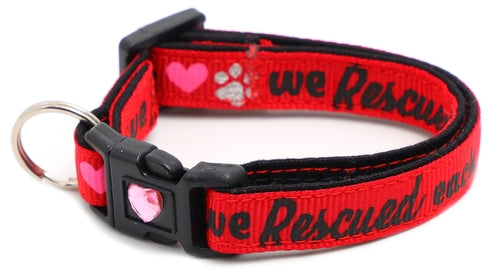 We Rescued Each Other - Breakaway Cat Collar