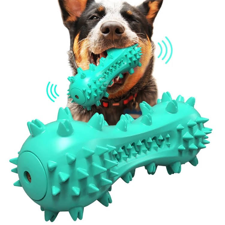The Petriot 3 Pack Squeaky Toothbrush and Cotton Rope Ball Dog Toys for Dental Health and Play