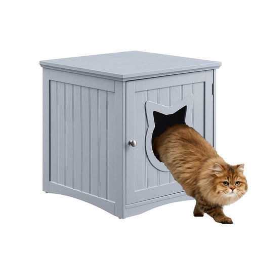 Cat House Side Table Litter Box Enclosure – Stylish Espresso Furniture from The PetRiot