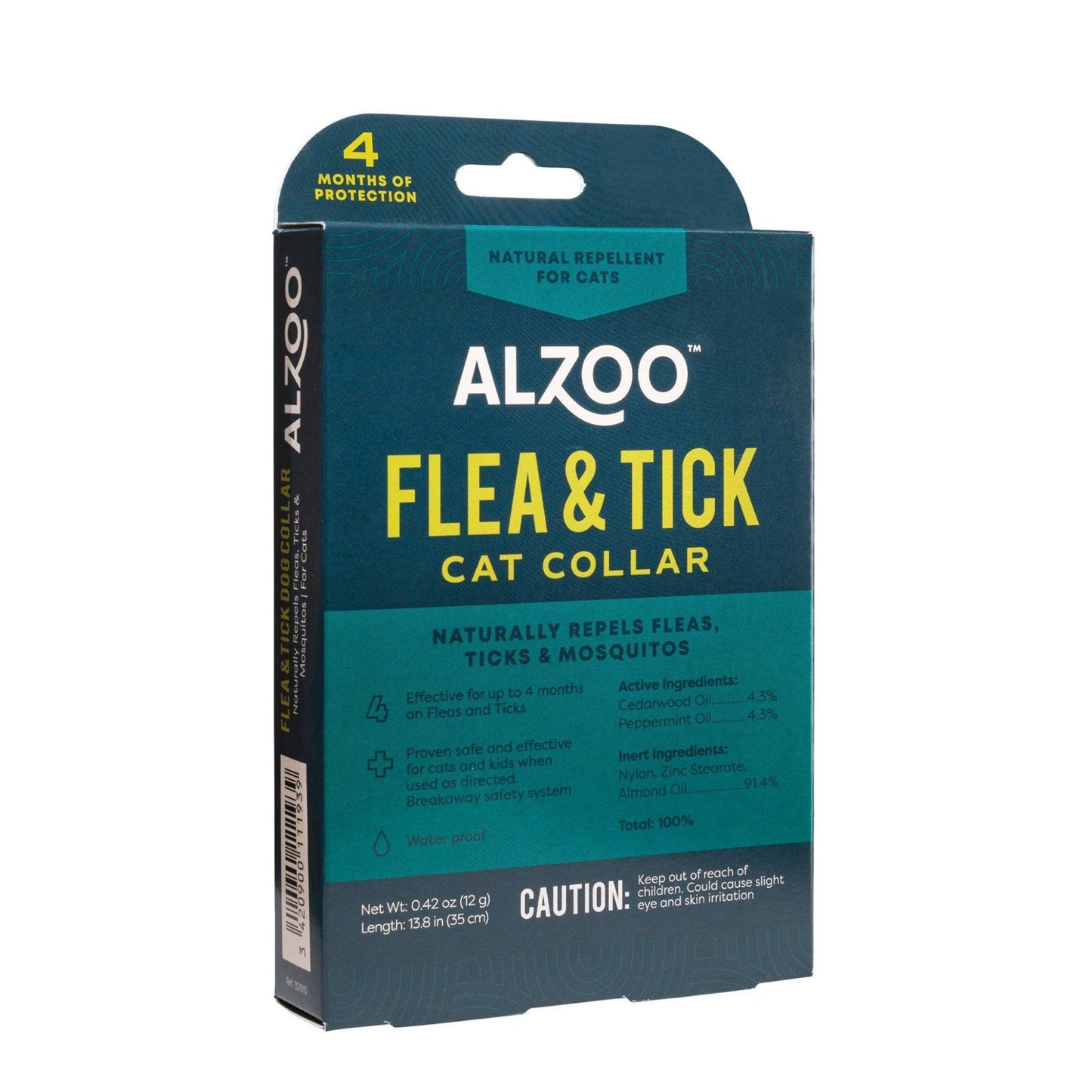 ALZOO Natural Flea & Tick Collar for Cats