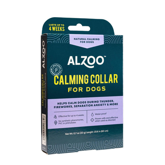 ALZOO Plant-Based Calming Collar for Dogs - Gentle Stress Relief