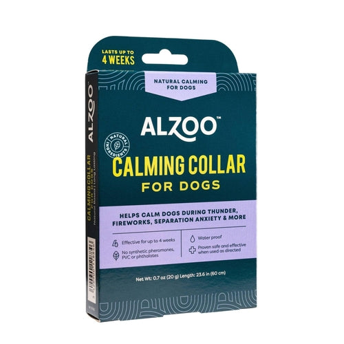 ALZOO Plant-Based Calming Collar for Dogs - Gentle Stress Relief
