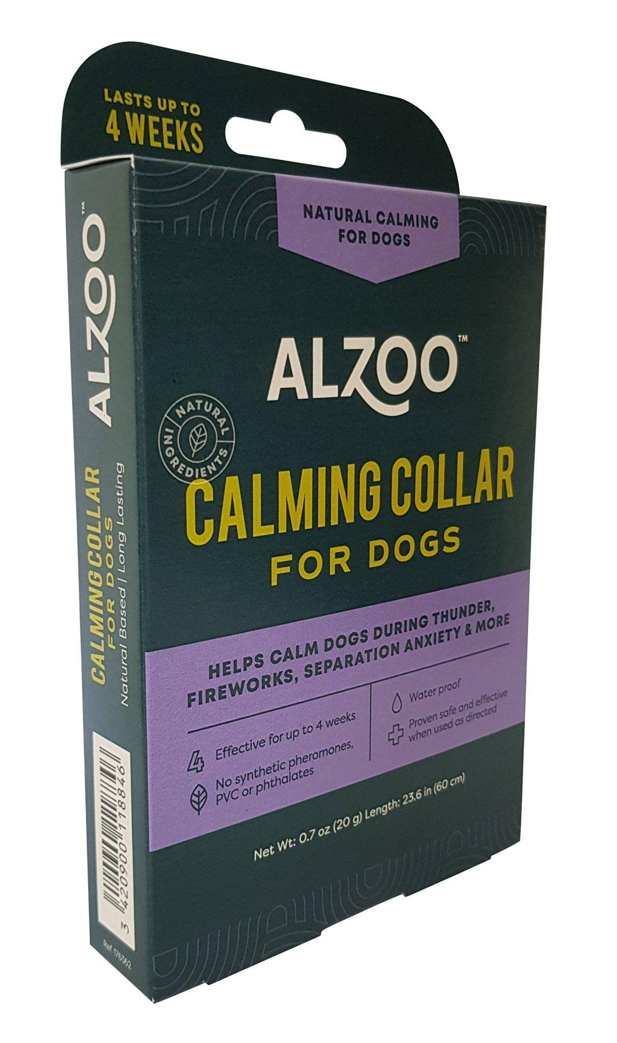 ALZOO Plant-Based Calming Collar for Dogs - Gentle Stress Relief