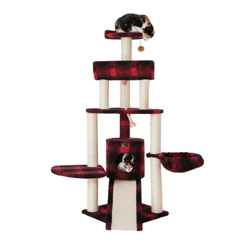 Armarkat Classic Real Wood Cat Tower – Durable wood cat tree with sisal rope from The PetRiot