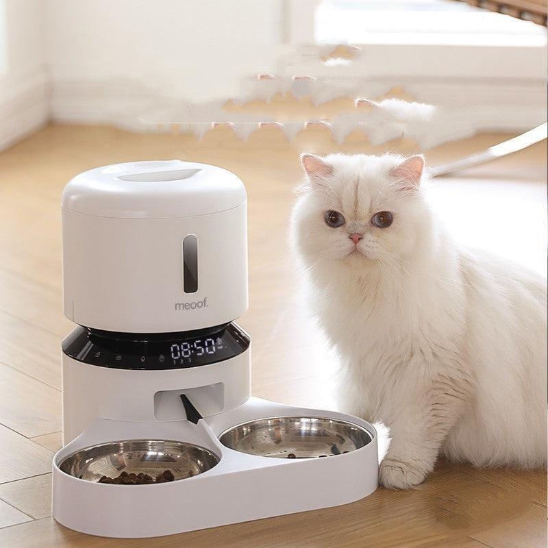 Automatic Duofeed Pet Feeder - Capsule Design