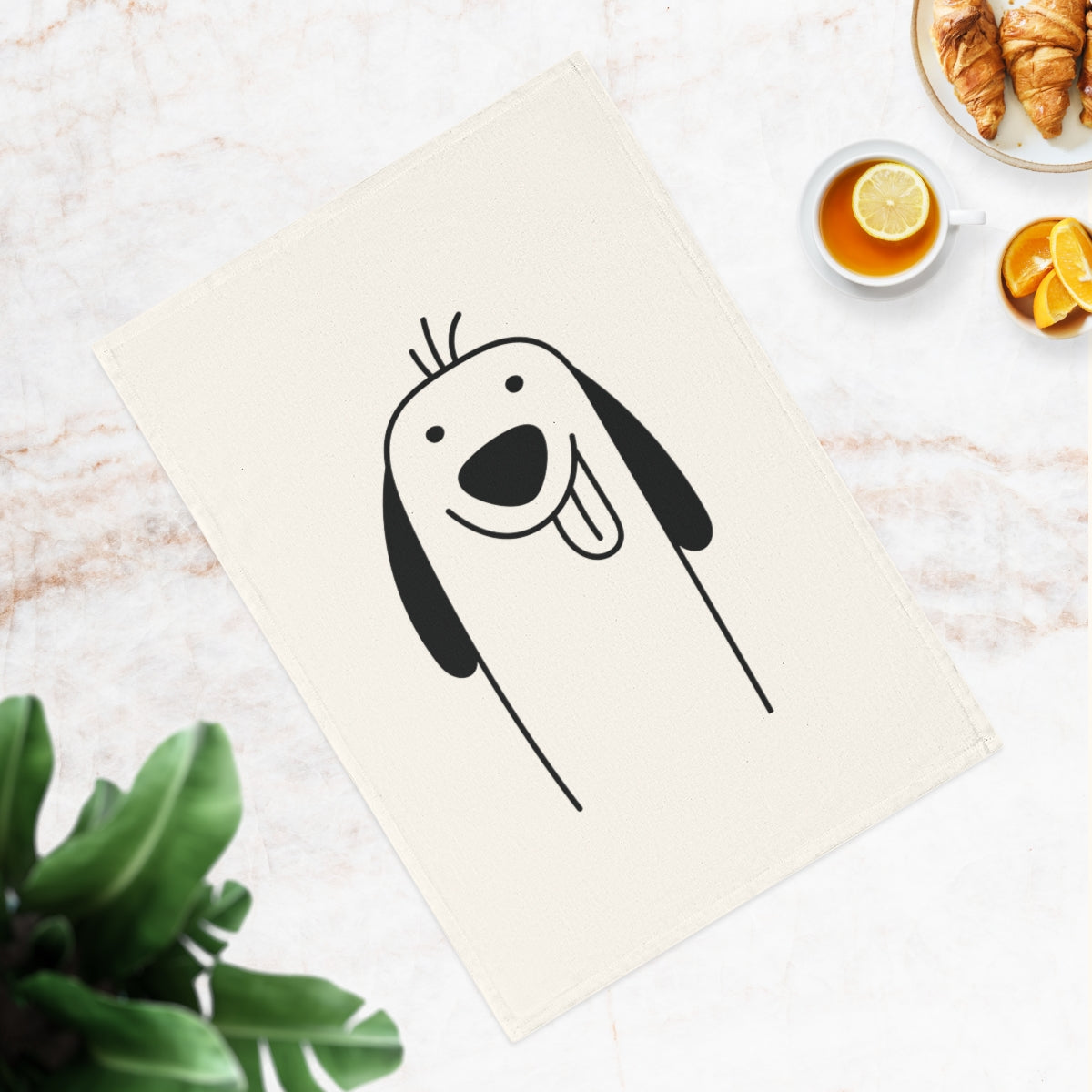 Spaniel dog Cotton Tea Towel, 50 x 70 cm