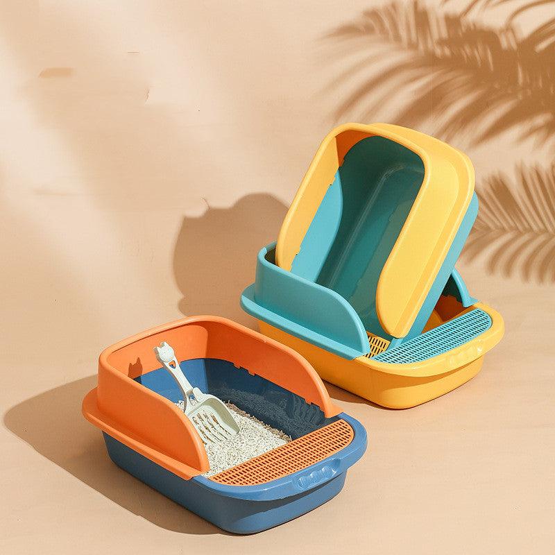 Fully Enclosed Cat Litter Box – Semi-Enclosed, Easy-Clean, Odor-Control Cat Kennel from The PetRiot