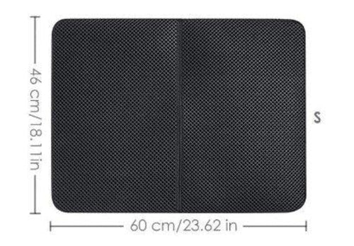 Black Cat Litter Trapper:  Waterproof Mat
