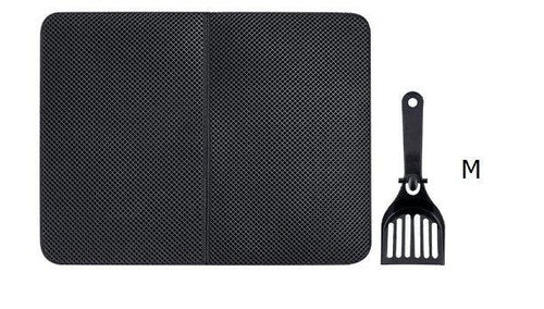 Black Cat Litter Trapper:  Waterproof Mat