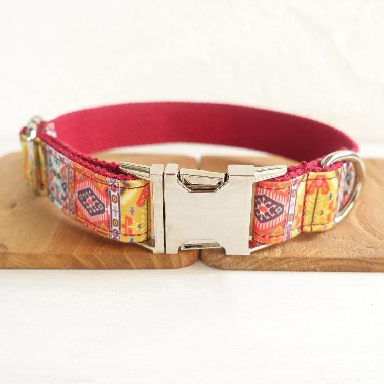 Boho Chic Pet Collar With Bell