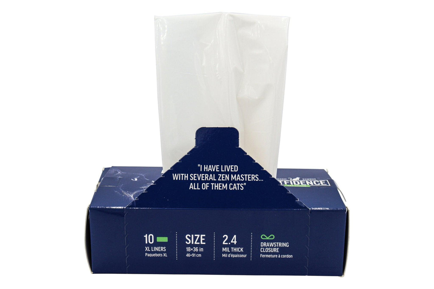 Catfidence Heavy-Duty Anti-Microbial Jumbo Cat Pan Liners