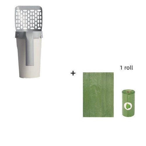 Durable Cat Litter Scoop Kit – Easy Clean Plastic Poop Shovel & Waste Bag Set | The PetRiot