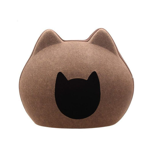 Cozy Haven Cat House & Litter Combo – Felt Cat Bed with Built-in Litter Box | The PetRiot