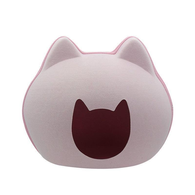 Cozy Haven Cat House & Litter Combo – Felt Cat Bed with Built-in Litter Box | The PetRiot
