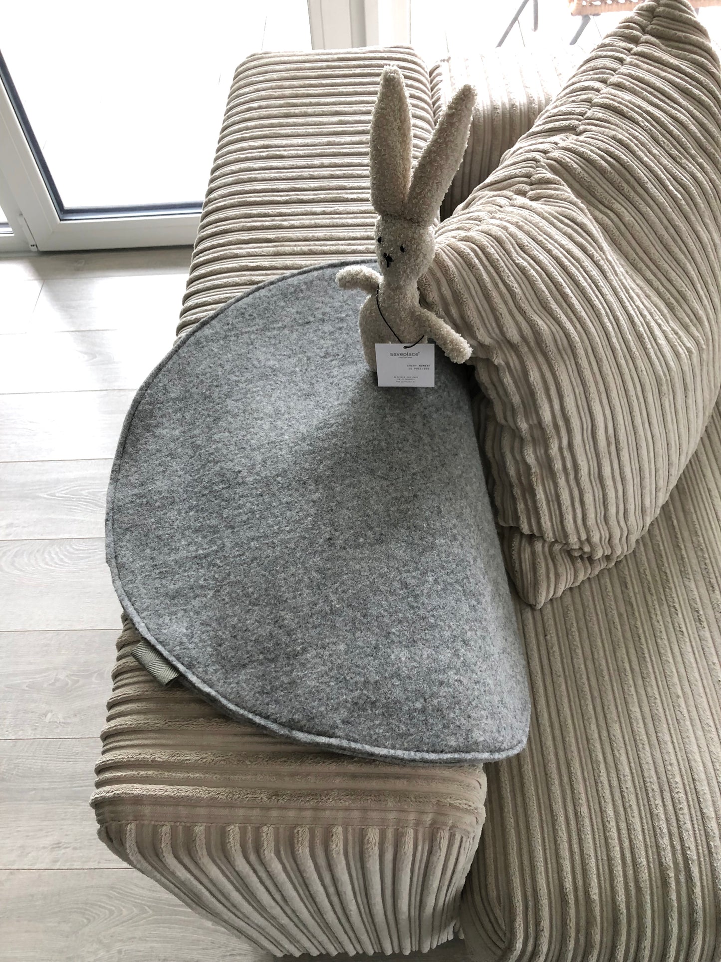 Saveplace® Round Pet Bed 'FULL MOON' - 2 Sizes